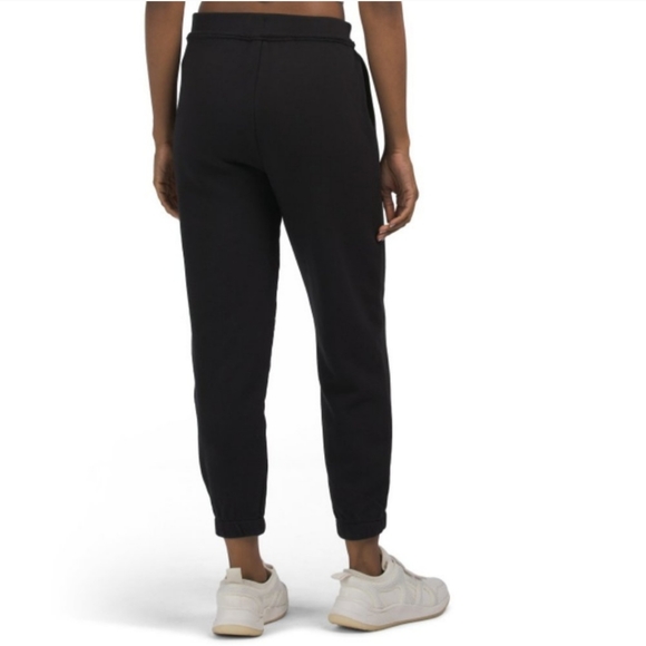 Eileen Fisher Black Track Ankle Pant - Picture 2 of 8
